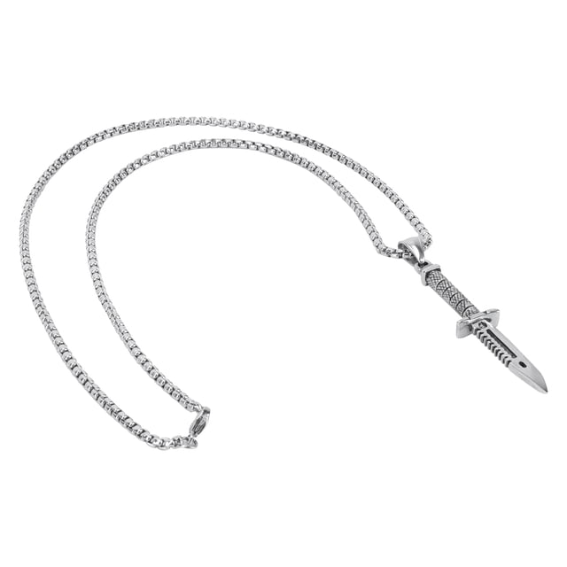 Collar de regalo, collar con colgante de cuchillo para hombre, collar de joyería, collar con colgante, lograr más Jadeshay A