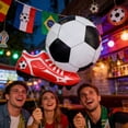 thumbnail image 5 of World Cup 2026 Soccer Themed Party Decoration Set, Soccer Balloons and Shoe Inflatable Models, Sports Game Day Photo Props, Festive Soccer Meet and Birthday Party Decor, 29.5*18.9in, Red, 5 of 6