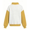 thumbnail image 3 of Grblisyd Sweatshirts for Girls Lightweight Fall Tops Raglan Long Sleeve Fashion Color Block Pullover Clothing, 3 of 3