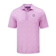 thumbnail image 2 of Men's Cutter & Buck  Pink Pittsburgh Steelers Pike Eco Flora Print Recycled Polo, 2 of 3