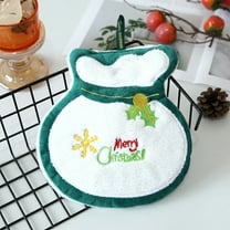 FastXmas Hand Towels, 7.5 x 7.8 Inch Kitchen Towels,Dish Towels,Christmas Tree Shape Hand Towel,Kitchen Towel, Cute Santa,Deer Shape Absorbent Hand Towel for Kitchen Bathroom,Christmas,Home