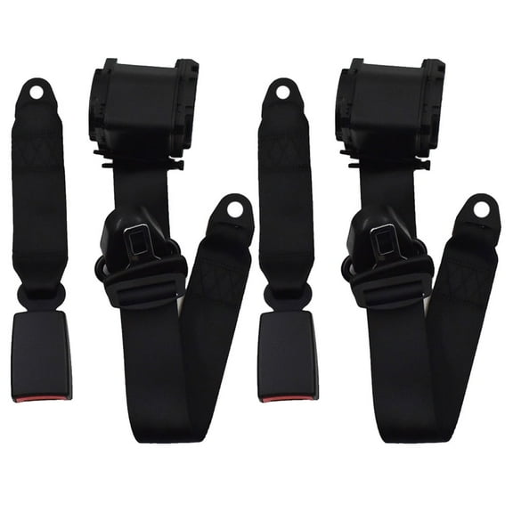 Labwork 2pcs Universal 3 Point Retractable Seat Belts Fit For Jeep Cj Yj Wrangler 82-95 Fits select: 1995 JEEP WRANGLER / YJ S/RIO GRANDE, 1994 JEEP WRANGLER / YJ S