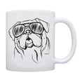 thumbnail image 1 of ThisWear Dog Lovers Gifts Pug Wearing Sunglasses Pug Coffee Mug Pugs Gifts Coffee Mug, 1 of 4