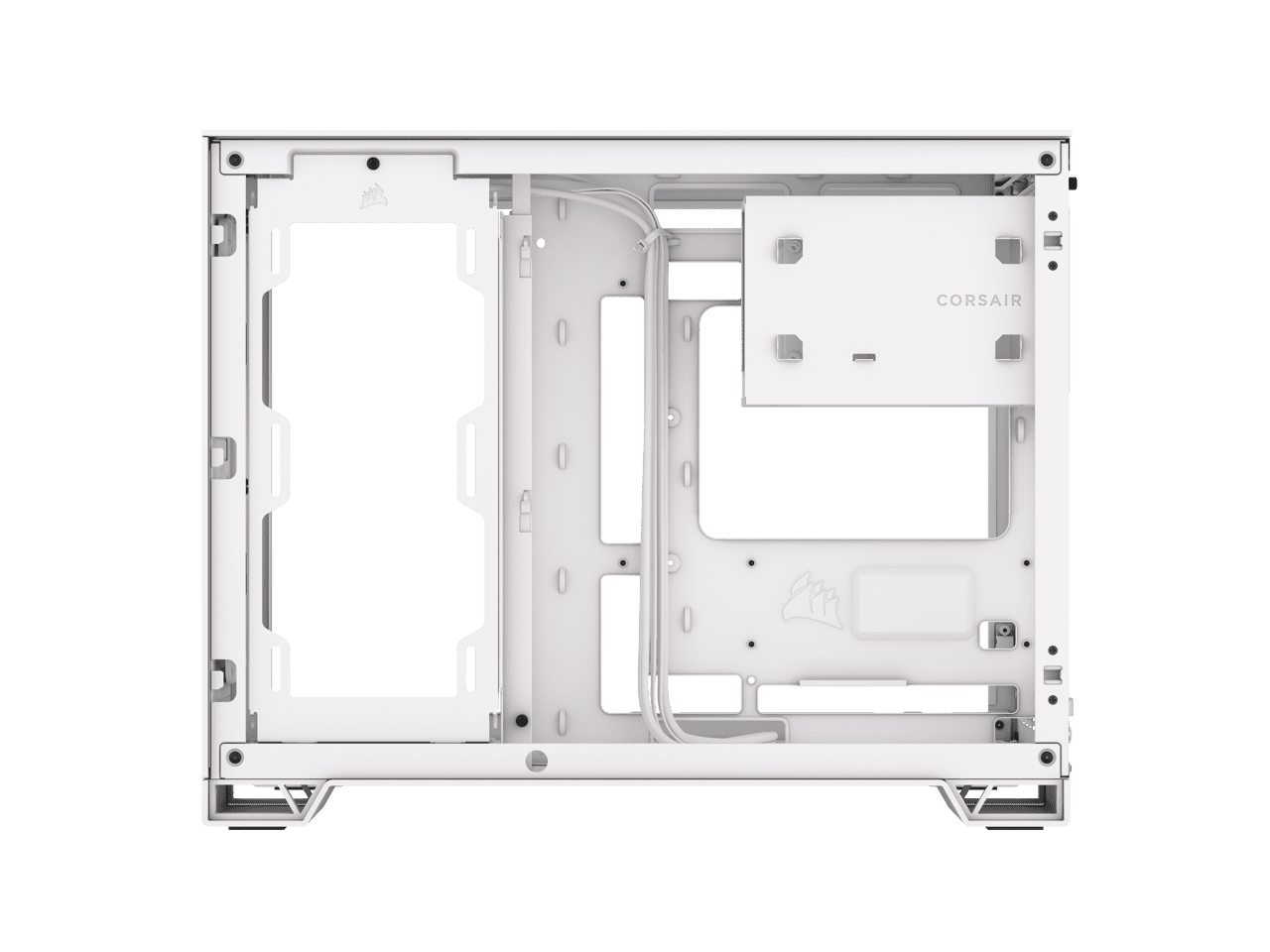 Corsair 2500X Mid-Tower Dual Chamber PC Case, White CC-9011266-WW