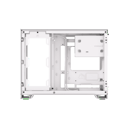 CORSAIR - 2500X Micro ATX Mid-Tower Dual Chamber SFF Case - White