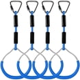 thumbnail image 1 of Outdoor Gymnastics Rings Set - 4 Pack for backyard fun, compatible with Ninja Course & Monkey Bars, perfect for Climbing Adventures, 1 of 5