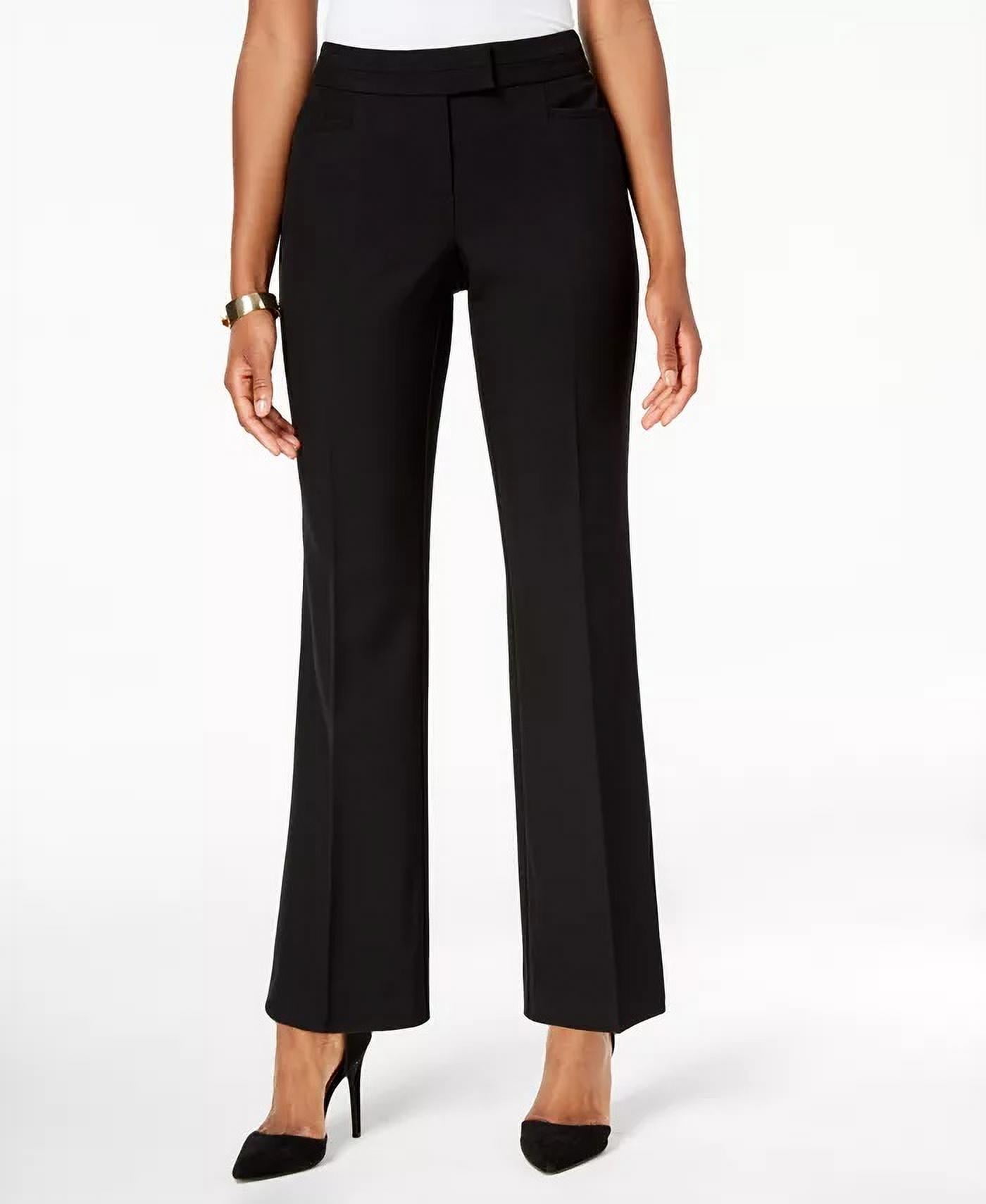 JM Collection Women's Extended Tab Trousers Black Size 22X5 - Walmart.com