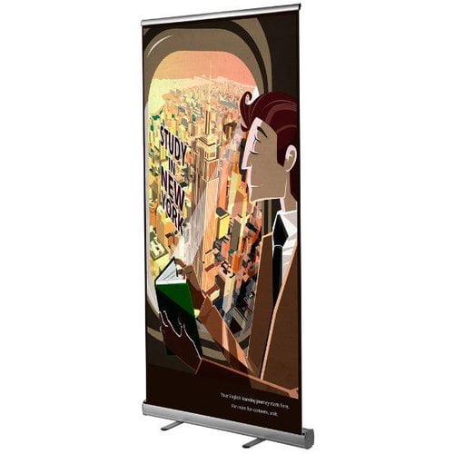 MT Displays Retractable Roll Freestanding Banner Stand