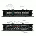thumbnail image 3 of Car Power Amplifier 12V 4 Channel High Power Audio Speaker Amplifier Black, 3 of 7