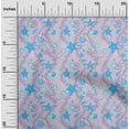 thumbnail image 2 of oneOone Cotton Cambric Pastel Purple Fabric Beach Seashell Sewing Craft Projects Fabric Prints By Yard 56 Inch Wide, 2 of 4
