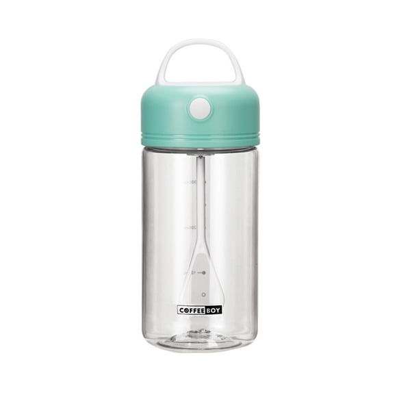 Greeniant Shake Bottle a prueba de fugas IPX5 a prueba de agua 380ML Blending Cup Coctelera automática Funciona con Control de botón Mezclador Ropa Deportiva, Zapatos Verde Greeniant OD020644-01B