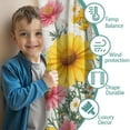 thumbnail image 3 of Blackout Kids Curtains,Flowers and Butterflies Childrens Insulated Curtains Set Of 2,Bedroom Essentials,Toddler Room Decor 42x54in(106x137cm), 3 of 4