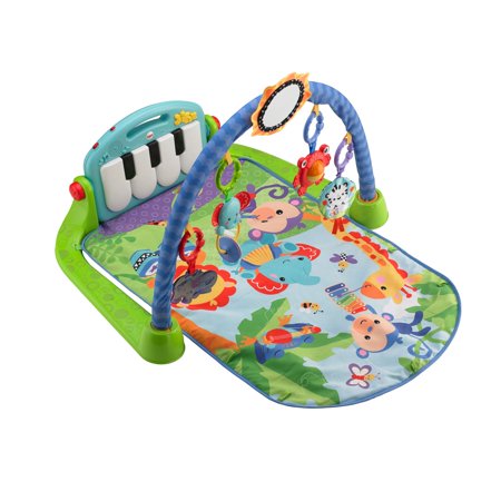 Ez Play Piano - Fisher Price Baby Kick & Play Music Piano Gym Play Mat with Toys and Piano Keys