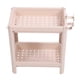thumbnail image 1 of Bathroom Floor Storage Shelf Multifunctional Multi Layer Stable Durable Freestanding Corner Rack Shelves Beige 2 Layers, 1 of 4
