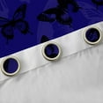 thumbnail image 4 of Feelyou Women Blue Butterfly Blackout Curtains Set of 2 (52x84 Each), Dreamy Animal Window Curtains, Modern Fashion Style Curtains and Drapes, Curtains and Drapes Decor, 4 of 6
