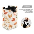 thumbnail image 3 of Yayeee Freestanding Laundry Hamper with Handle Collapsible Large Storage Basket for Clothes, Beige Autumn Leaves, 3 of 7