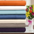 thumbnail image 4 of BNM Solid Flannel Cotton Pillowcases, Set of 2, King, Ivory, 4 of 4