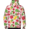 thumbnail image 5 of Hoodies for Men - Cute Berry Flower Fruit Long Sleeve Comfrt Men'S Fashion Hoodies & Sweatshirts, Sweatshirts for Men Hoodies Pullover Clothing Clothes with Pouch, 5 of 7