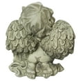 thumbnail image 5 of Northlight 6" Weathered Kneeling Cherub Angel Outdoor Patio Garden Statue - Almond Brown, 5 of 5