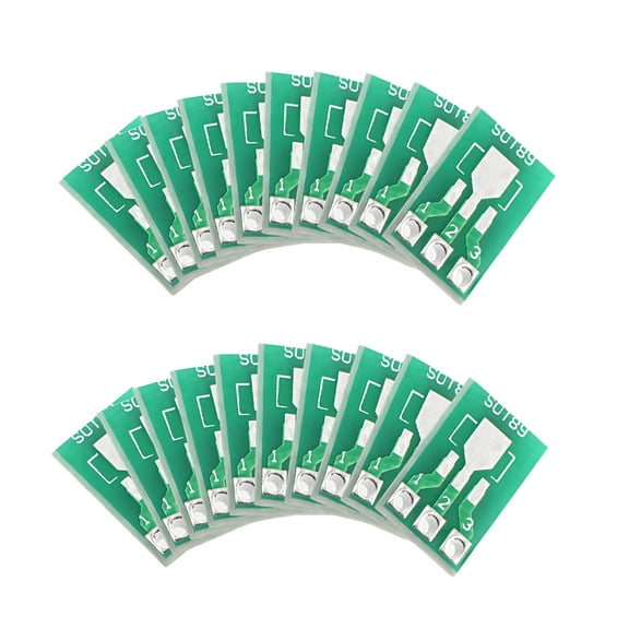 SOT223 3PIN 1.5 / SOT89 3PIN 2.3 to SIP3 Adapter PCB Board SMD Converter 20pcs
