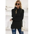 thumbnail image 3 of Jersey de punto de manga larga para mujer, jersey de punto, sudadera de invierno, 3 of 7