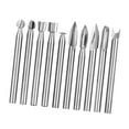 thumbnail image 2 of Juego de brocas para tallar madera, 10 Uds., para herramientas rotativas, herramientas de tallado, taladro multiusos, artesanías de madera, herramient, 2 of 9