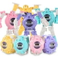 thumbnail image 2 of Yellow Interactive Robot Watch Toy With Pose Change Feature Durable Construction For Active Play And Cognitive Development, 2 of 8