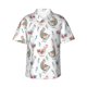 thumbnail image 1 of Fotbe Funny Chicken Camisa Hawaiana para Hombre Unisex – Camisa Casual de Verano con Botones de Manga Corta de Algodón y Lino,X-Large, 1 of 7