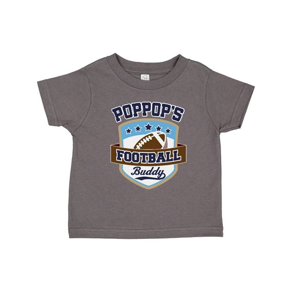 Inktastic PopPop Grandpa Football Buddy Boys or Girls Toddler T-Shirt