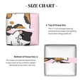 thumbnail image 5 of Lsque Cute Cats Printed Tissue Box Cover Holder, Facial Paper Organizer Dispenser,Square with Bottom Belt, PVC Leather Decorative Organizer, 5 of 8