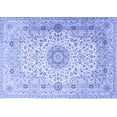 thumbnail image 1 of Ahgly Company Indoor Rectangle Medallion Blue Traditional Area Rugs, 6' x 9', 1 of 4