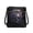 Black - Skull Peony, variant on Sea Turtle Print Messenger Handbag with Zipper Women's Leather Handbag Crossbody Bag Purse with Adjustable Strap for Work Travel Daily Use