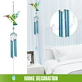 thumbnail image 5 of LINLIN Hummingbird Wind Chimes, Outdoor Windchimes Indoor Stained Glass Wind Chime, Portable Metal Garden Wind Chimes for Window, Home, Garden, Yard, Patio, Lawn Decoration, 5 of 7