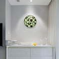 thumbnail image 5 of Yayeee Wall Clock Battery Operated 11.9" Silent Quartz Non-Ticking for Living Room Decor, Green Circle, 5 of 8