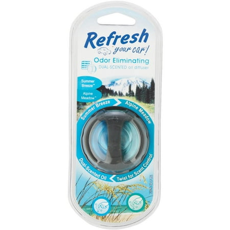 Refresh Your Car Paper, Alpine Meadow/ Summer Breeze Scent, (Best Accessories For Your Car)