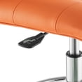 thumbnail image 5 of Prim Armless Vegan Leather Drafting Chair, 5 of 8