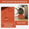 thumbnail image 5 of Snubbull Outdoor Deep Seat Cushion Set 24 X 24 X 6.5 inch Splash-Proof & Fadeness Patio Furniture Cushions，Removable Outdoor Couch Cushions with Hidden Zipper & Adjustment Staps, Orange, 5 of 8