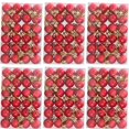 thumbnail image 3 of 24/72pcs Mini Electroplated Christmas Tree Balls Xmas Tree Pendants Hanging Decoration Set Festival Party Ornament Supplies, 3 of 5