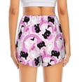 thumbnail image 2 of Lsque Pink Girl Halloween Printed Women's Running Shorts with Liner Pockets,Elastic Quick Dry Workout Athletic Gym Yoga Shorts,Womens High Waist Shorts-Small, 2 of 9