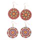 thumbnail image 1 of Cuadros Decorativos Diy diamante pintura mandala patrones aretes para mujer (rz007) Likrtyny  embutido en tela, 1 of 1