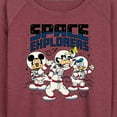 thumbnail image 3 of Mickey & Friends - Space Explorers - Women's Lightweight French Terry Long Sleeve Shirt, 3 of 5