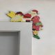 thumbnail image 4 of Marco de puerta de Navidad, decoraciones de madera, Papá Noel, alce, artesanías de madera, decoraciones navideñas, colgante de Navidad, 4 of 5