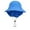 Blue, variant on Besolor Toddler Baby Wide Brim Sun Hat Beach Outdoor Adjustable Summer Caps Sun Protection Bucket Hat for Kids
