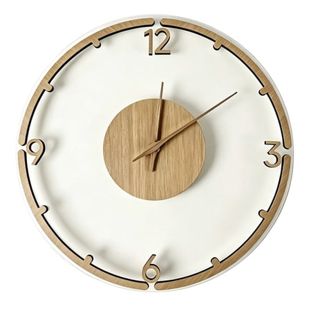 Wall Clock,Rustics Wall Clock Operated Silents None Ticking Clocks Decorative Clocks for Kitchen,Bathroom Decors