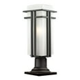 thumbnail image 2 of Z-Lite 550PHBR-533PM-ORBZ- Outdoor Pier Mount Light Oil Rubbed Bronze Steel Glass, 2 of 2
