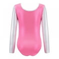thumbnail image 4 of Girls Ballet Leotard Dancewear, Striped Long Sleeve Gymnastics Onesies, Stretchy Gym Suit for Dance, Gymnastic, 4 of 7