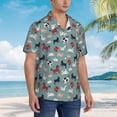 thumbnail image 3 of Fotbe Farm Animals 1 Camisa Hawaiana para Hombre Unisex – Camisa Casual de Verano con Botones de Manga Corta de Algodón y Lino,3X-Large, 3 of 7