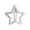 White, variant on Metal Star Snap Clip Hairpins for Girls Women Cute Hair Accessories Non Barrettes Hair Clips