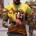 thumbnail image 4 of Nueva Llegada Looney Tunes Taz-Mania Camiseta De Impresión 3D Tazmanian Devil Printing Hombres Y ’ spangjing, 4 of 4