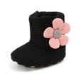 thumbnail image 5 of Lovebay Infant Toddler Baby Flowers Winter Boots Girls First Walkers Keep Warm Snowfield Booties Boot Shoes, 5 of 8
